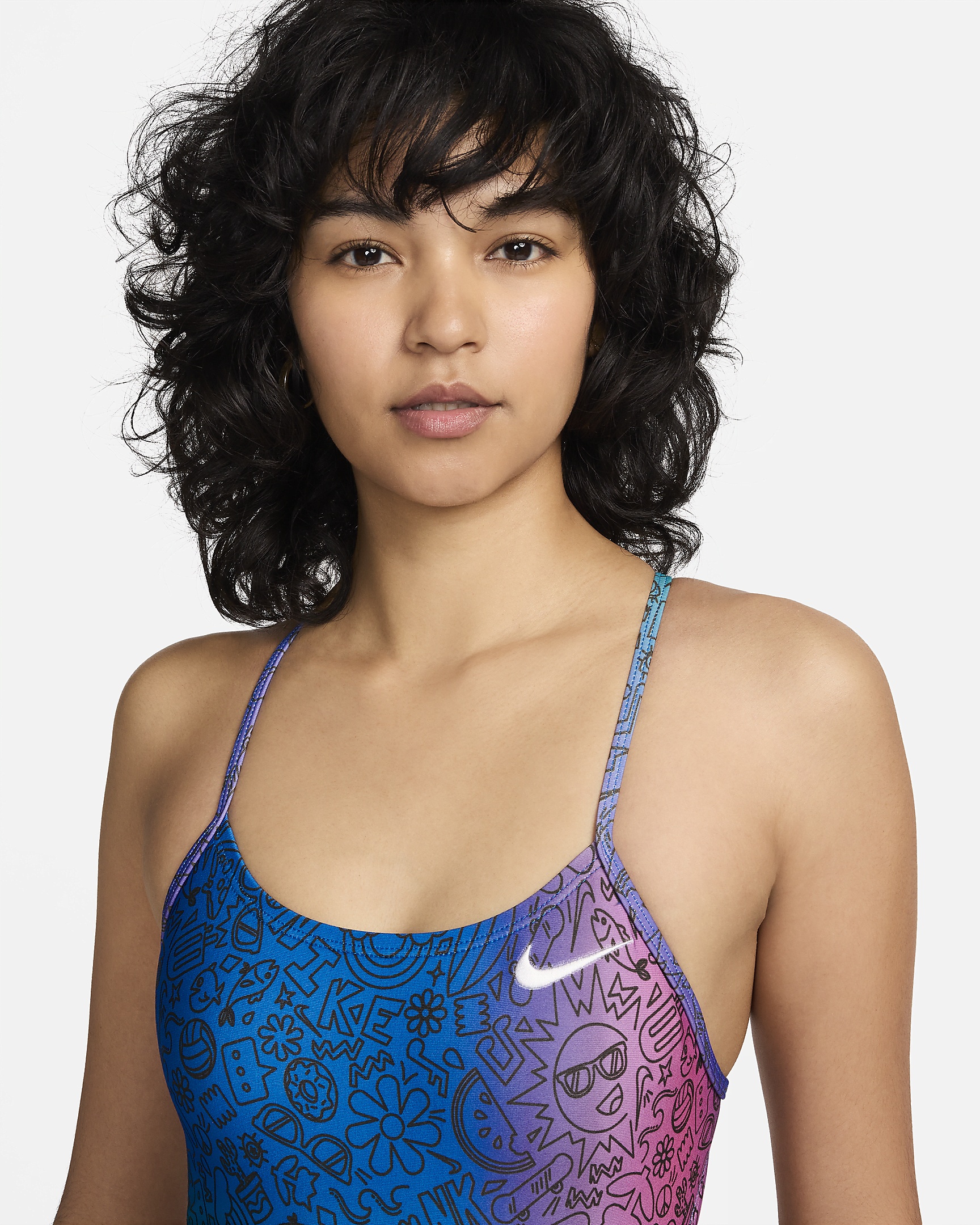 Nike Women's Swim HydraStrong Cutout One-Piece Swimsuit - 3