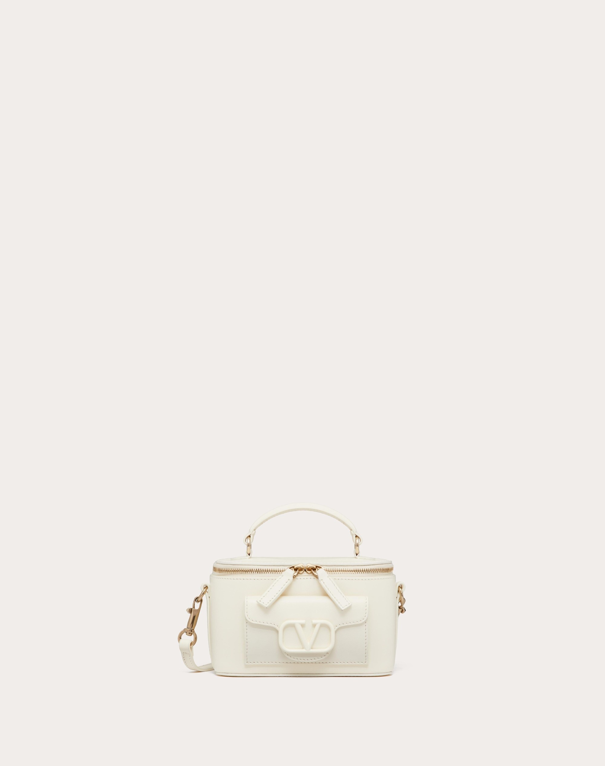 MINI VALENTINO GARAVANI LOCÒ HANDBAG IN CALFSKIN - 1