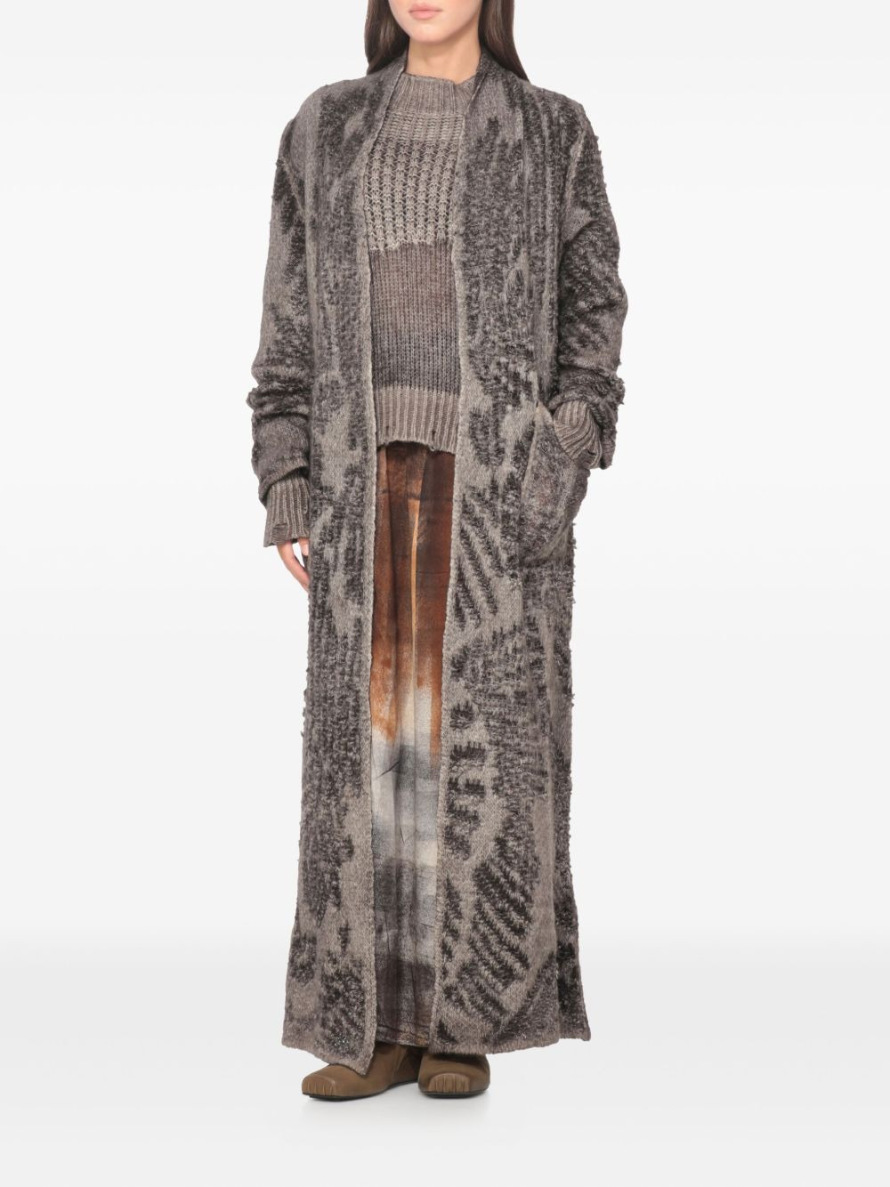 ribbed distressed cashmere-silk blend sweater - 5