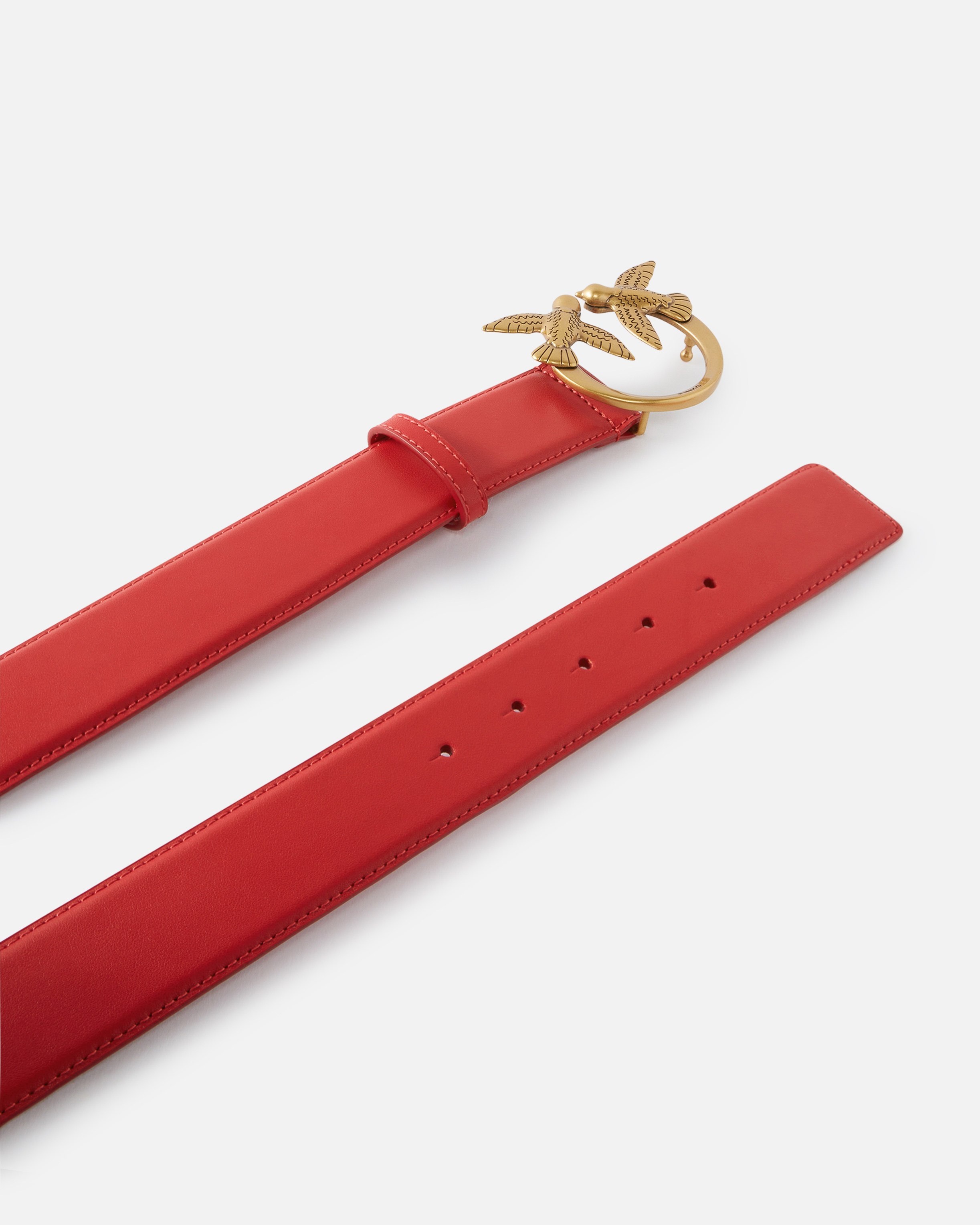 LOVE BIRDS HIGH LEATHER BELT 4CM - 3