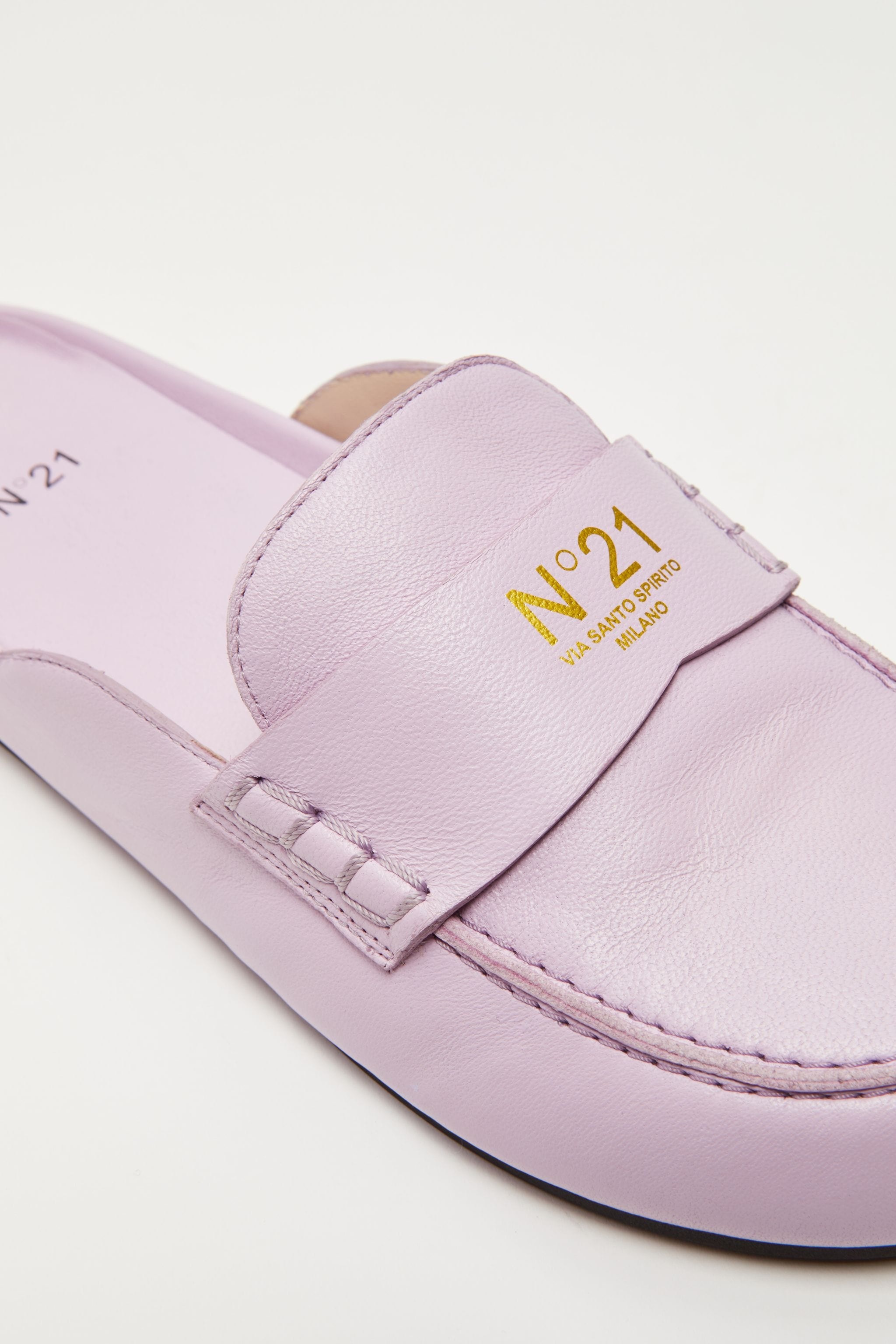 LOGO-PRINT FUSSBETT LOAFERS - 5