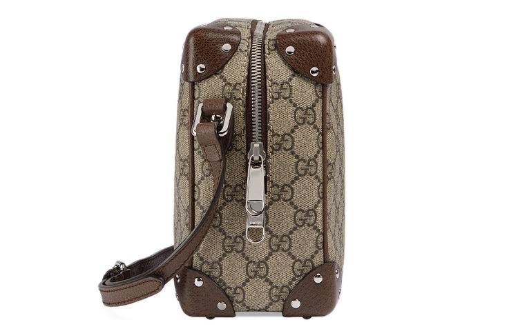 Gucci Leather Detail Shoulder Bag 'Beige Ebony' 626363-92TDN-8358 - 4