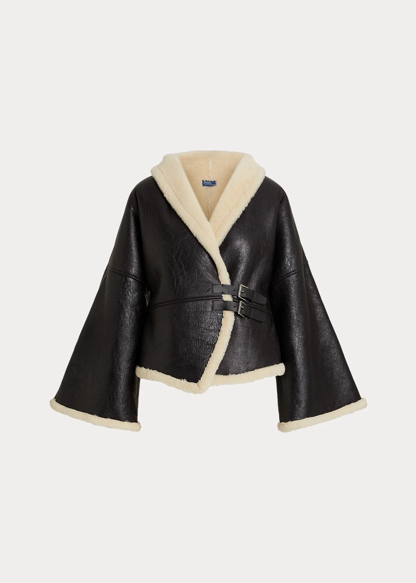 Shearling Wrap Jacket - 1