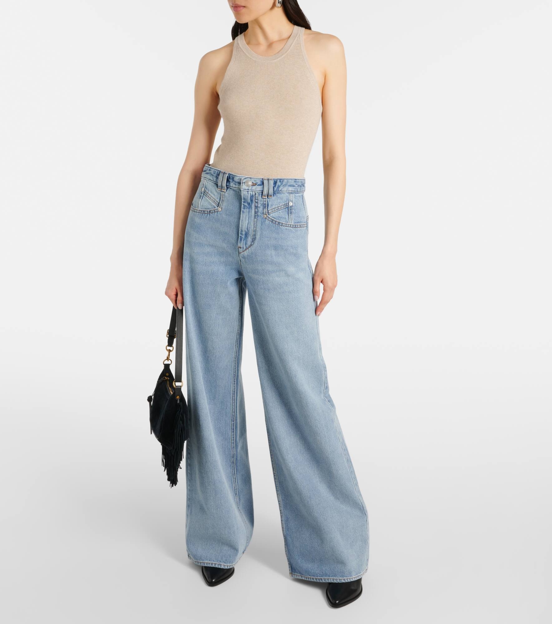 Lemony wide-leg jeans - 7