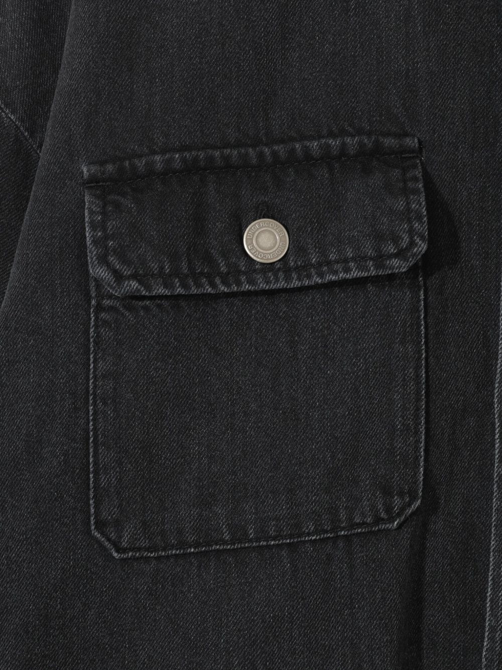 UC1E4411 frayed pocket shirt - 3