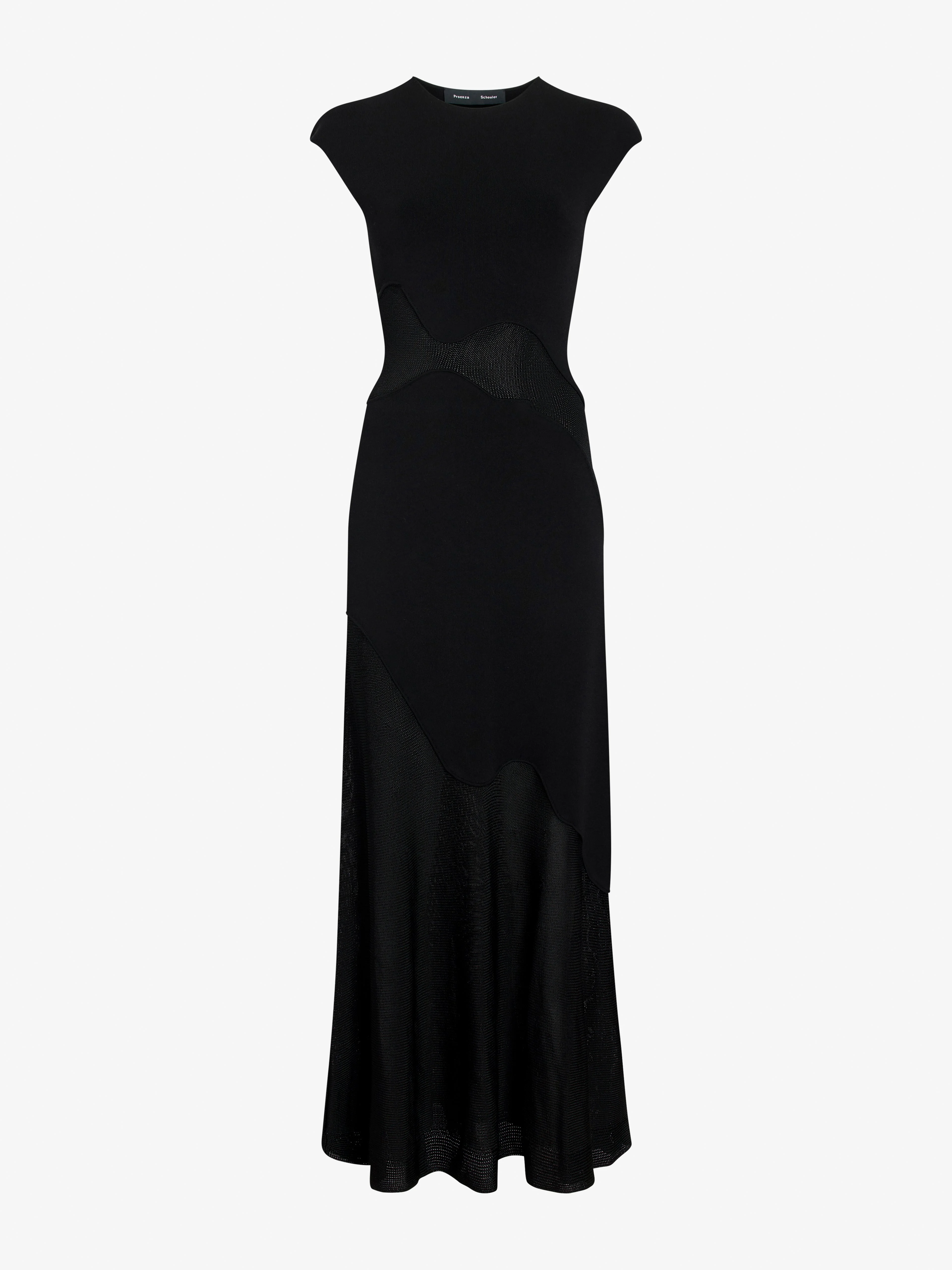 Maissa Dress in Compact Stretch Viscose - 1