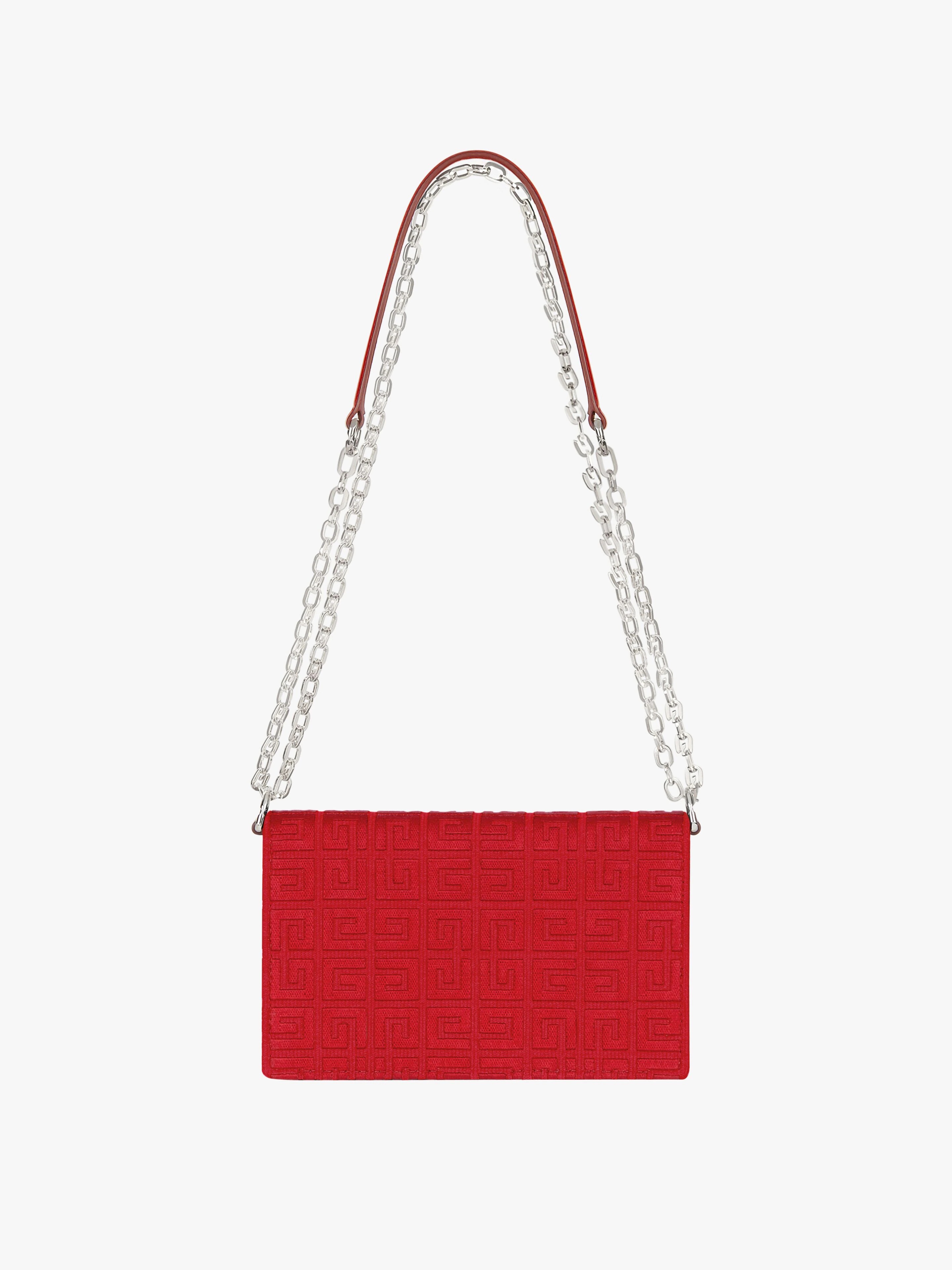 4G SMALL BAG IN QUILTED LEATHER WITH CHAIN - 5