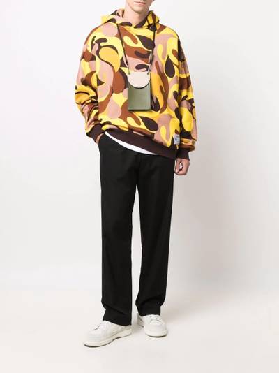 Marni abstract camouflage-print hoodie outlook