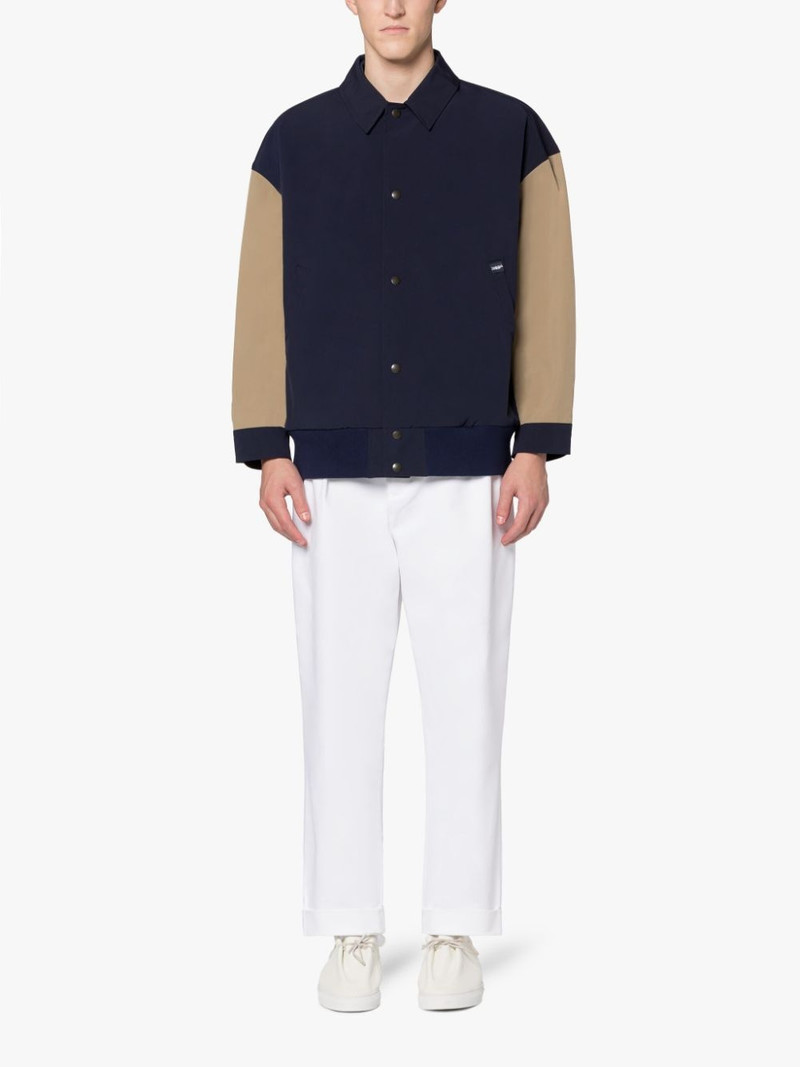 Mackintosh JETS NAVY ECO DRY BASEBALL JACKET outlook