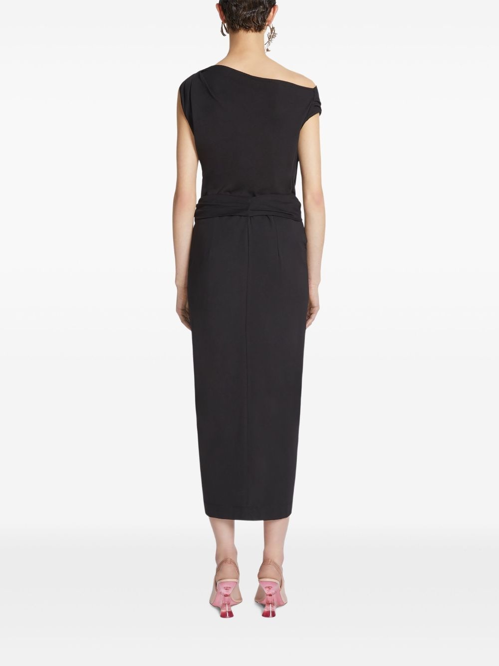 off-shoulder jersey top - 4