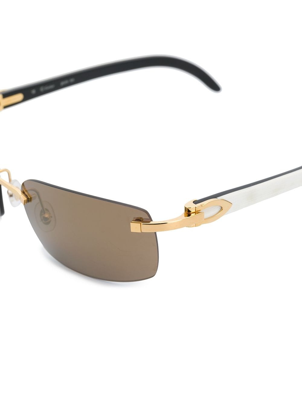 rimless tinted sunglasses - 3