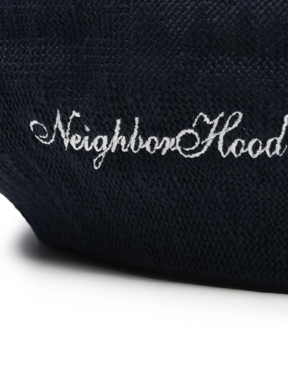 embroidered cotton-blend beret - 4