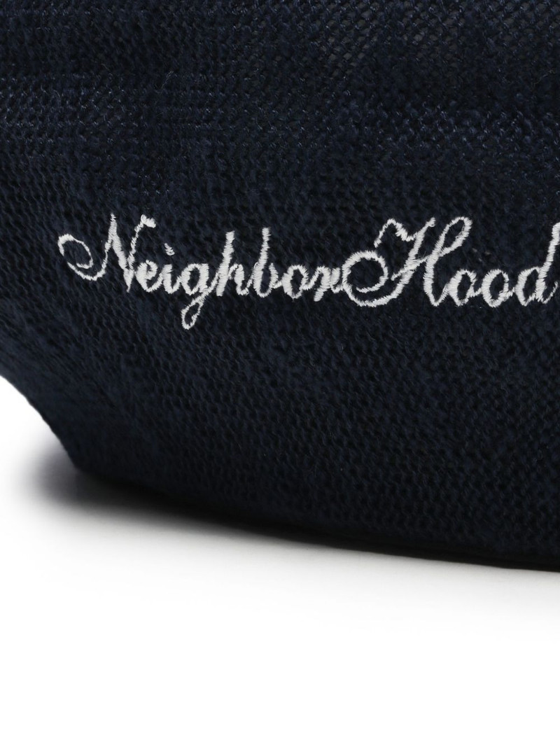embroidered cotton-blend beret 4