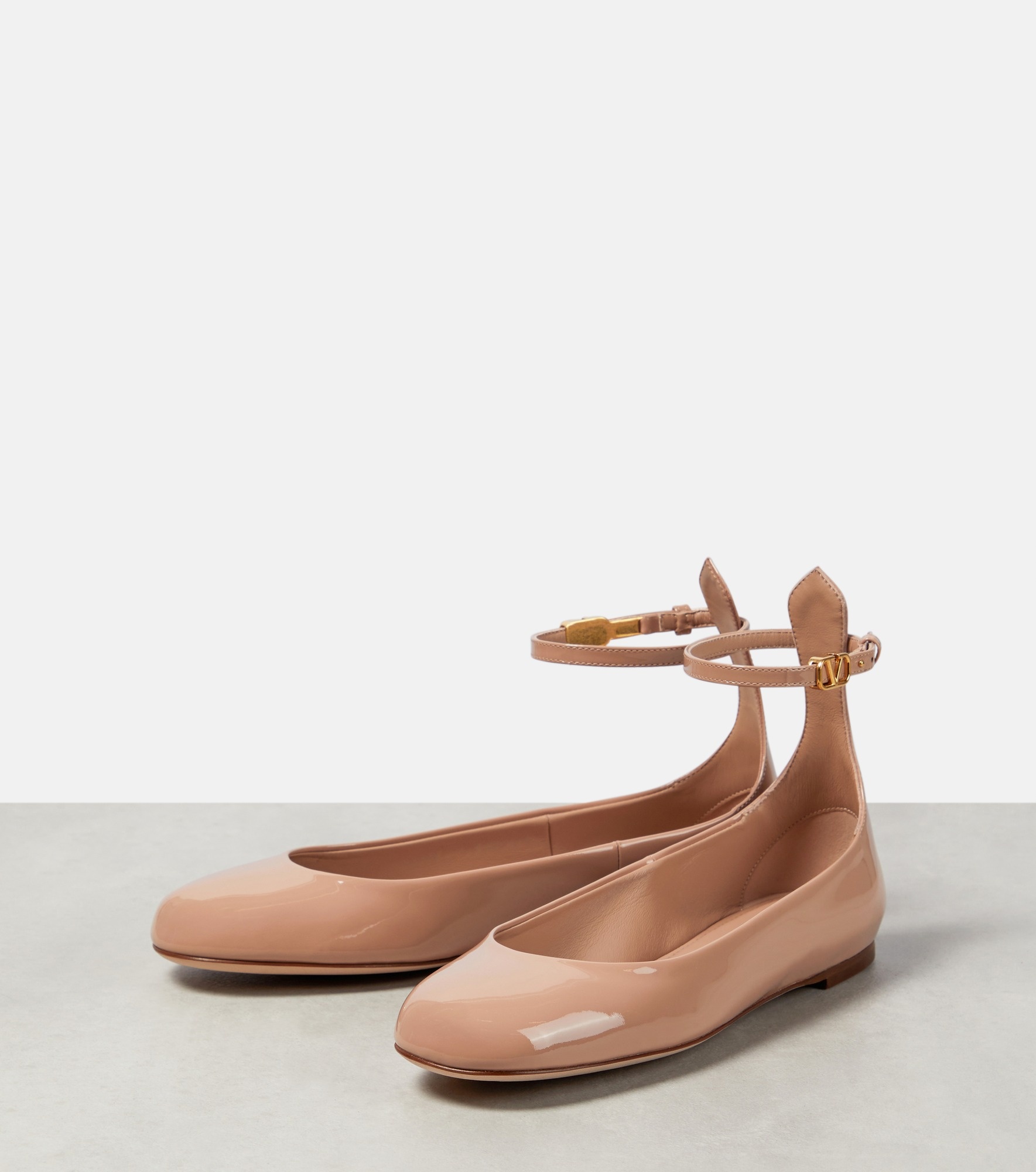 Tan-Go patent leather ballet flats - 5