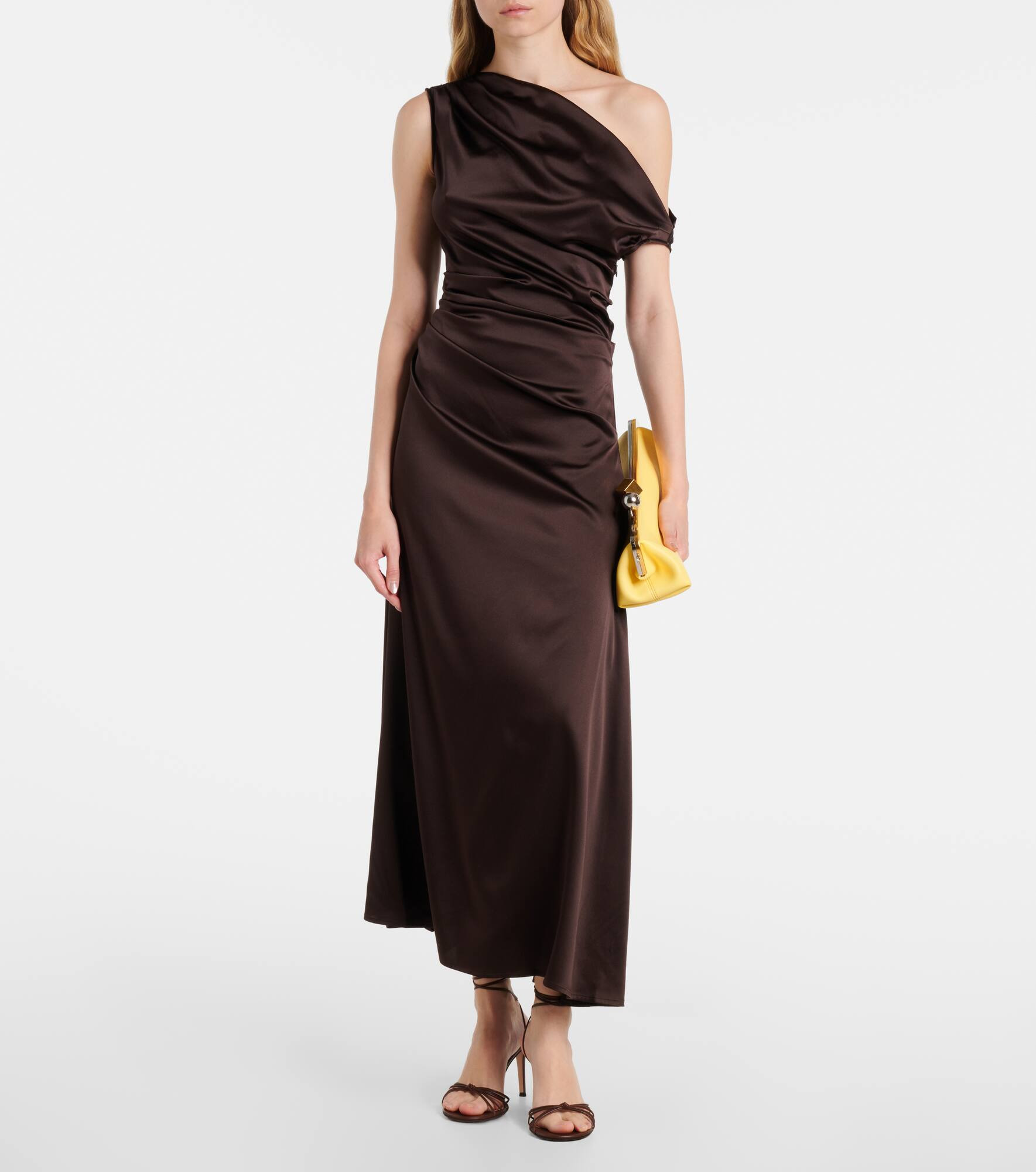 Phare silk-blend satin cocktail dress - 2