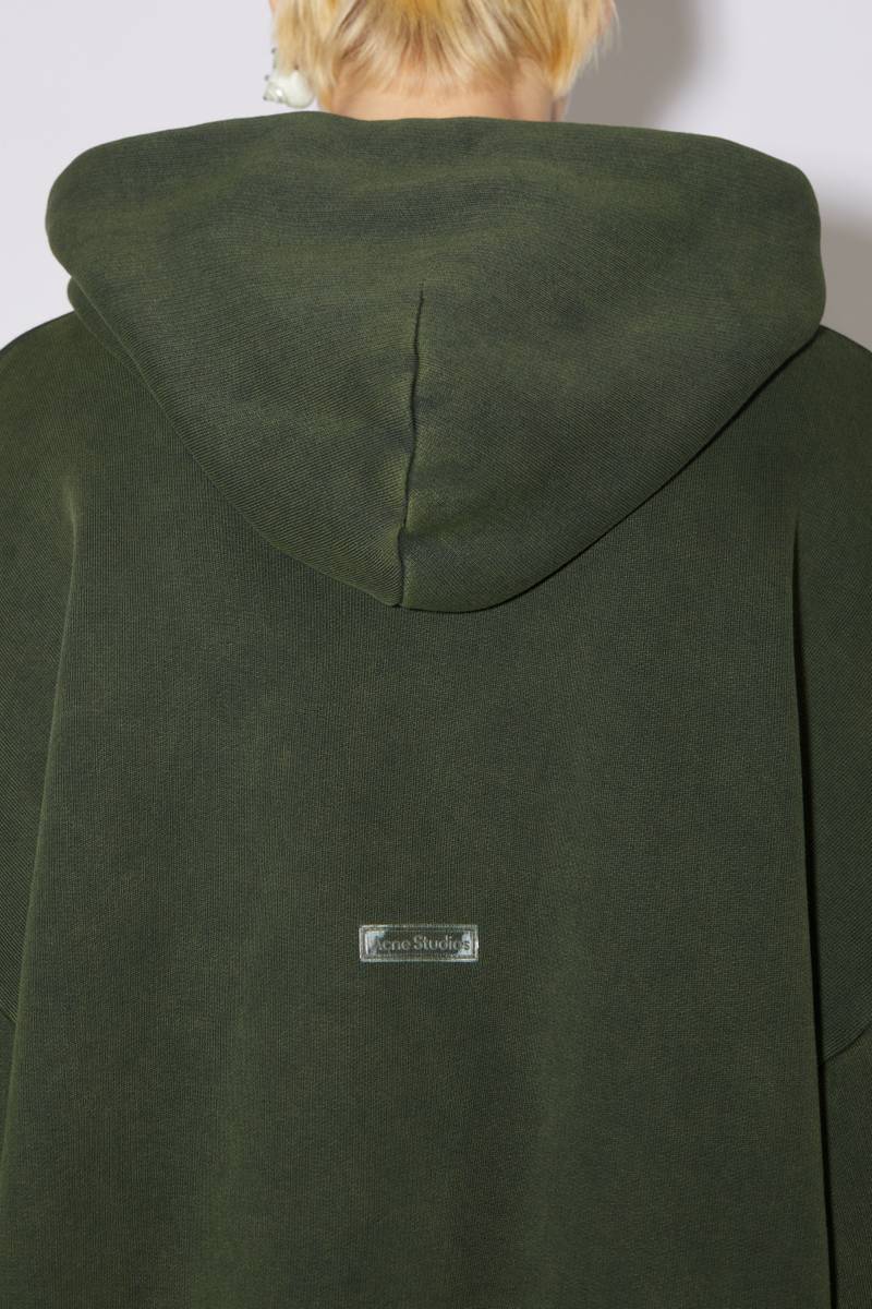 Hooded sweatshirt - Moss Green 4
