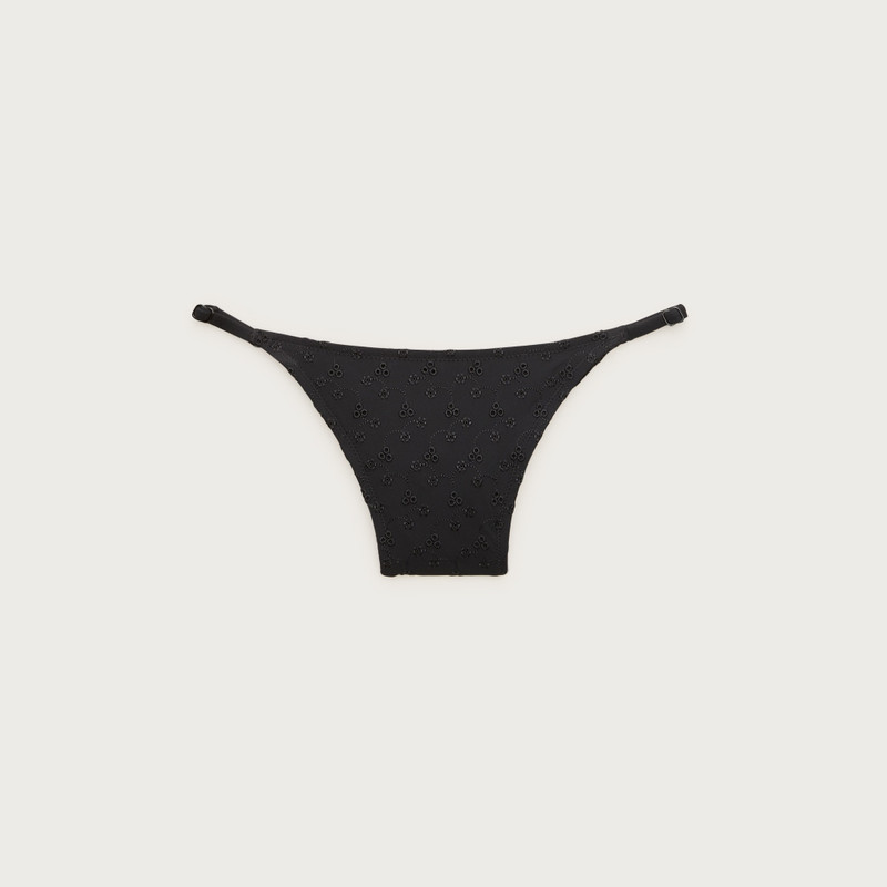 '90s no-tie eyelet string bikini bottom 1