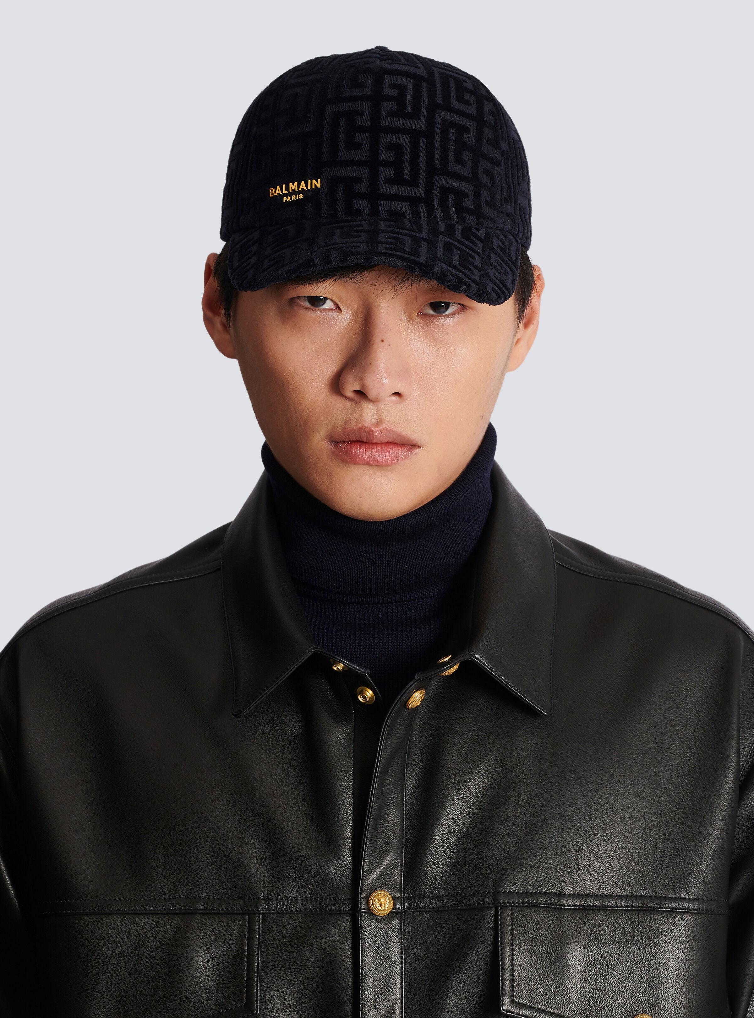 Balmain Paris velvet cap - 2