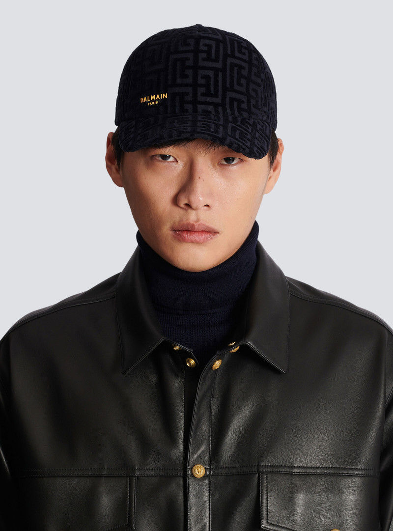 Balmain Balmain Paris velvet cap outlook
