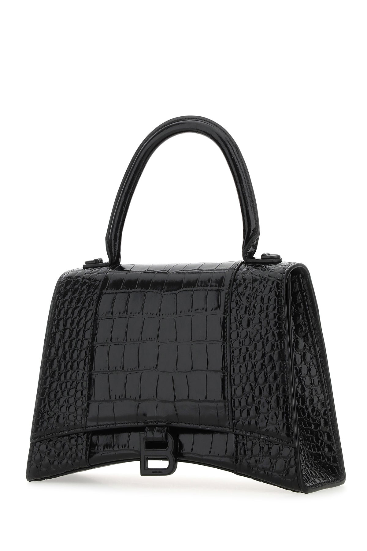 Black leather Hourglass handbag - 2