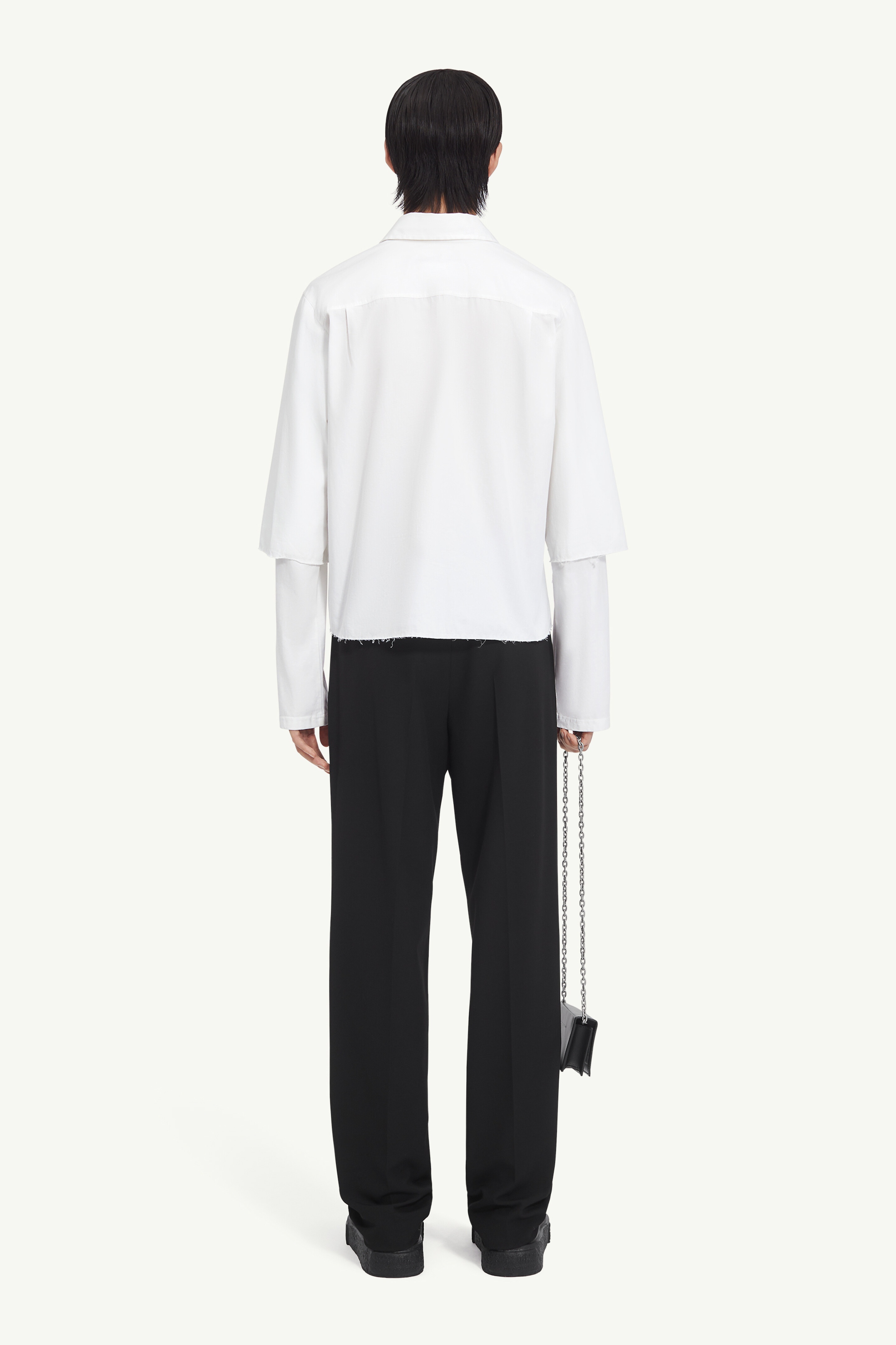 Cotton Long-Sleeved T-Shirt - 4