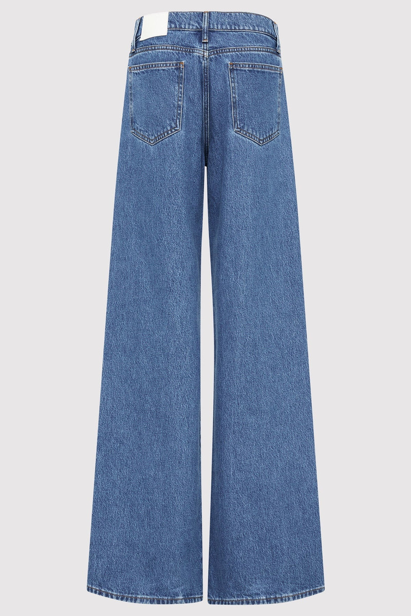 ST. AGNI Low Rise Jeans - Denim Blue outlook