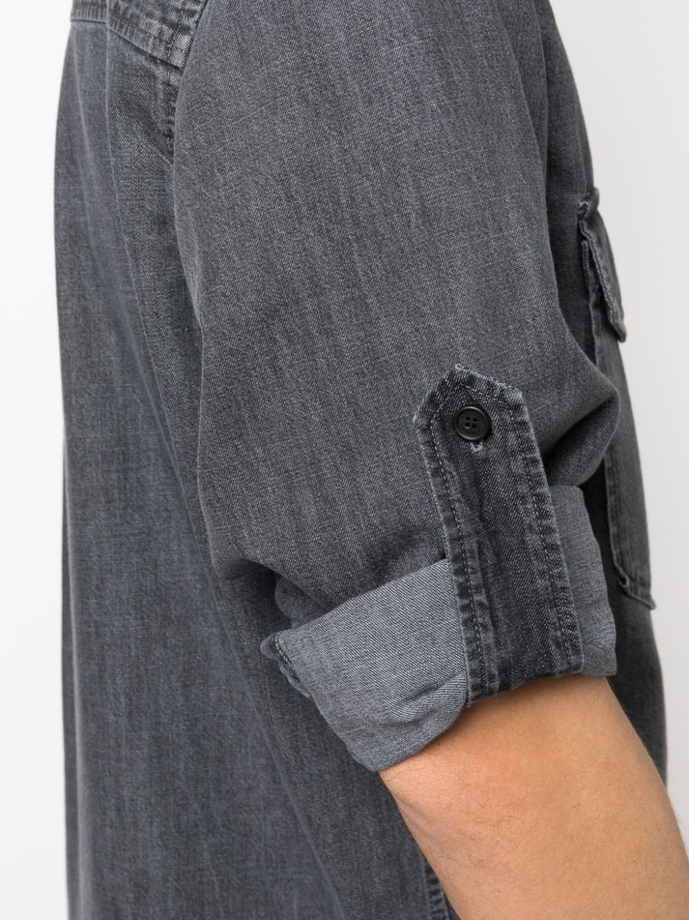 long-sleeve denim shirt - 6