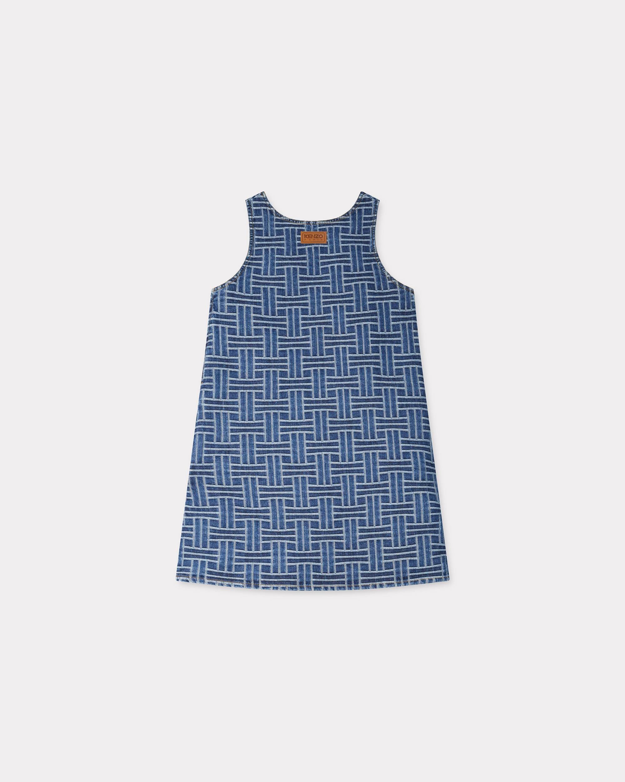 'KENZO Weave' dress in japanese denim - 2