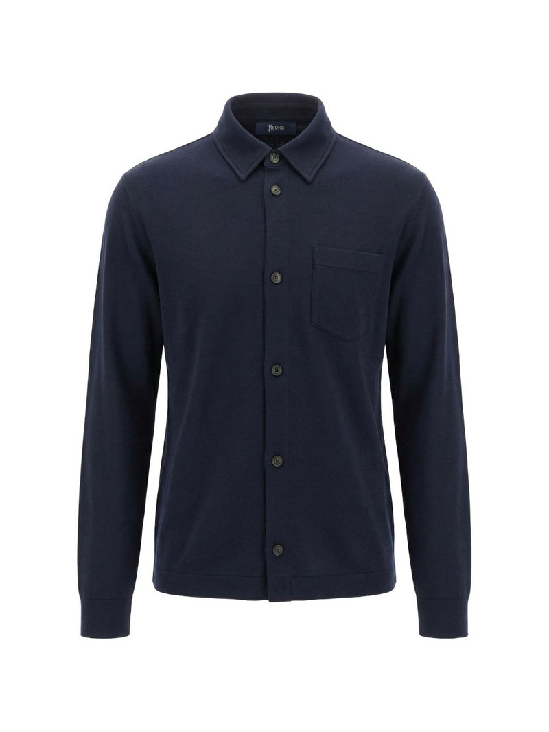 chest-pocket long-sleeve shirt 1