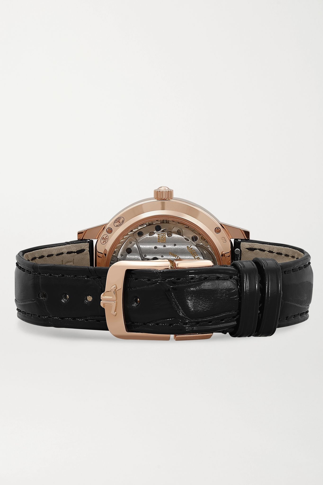 Rendez-Vous Moon Automatic 34mm medium rose gold, alligator and diamond watch - 7