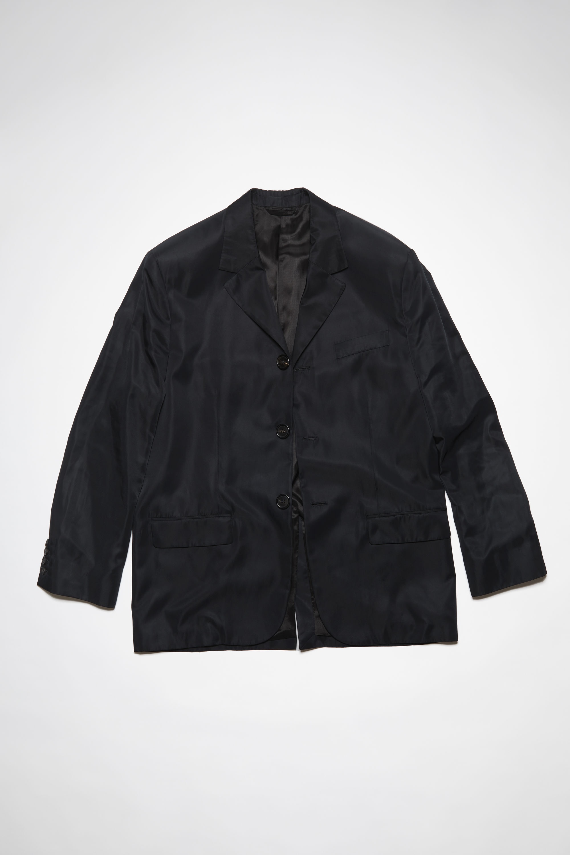 Relaxed fit suit jacket - Black - 7