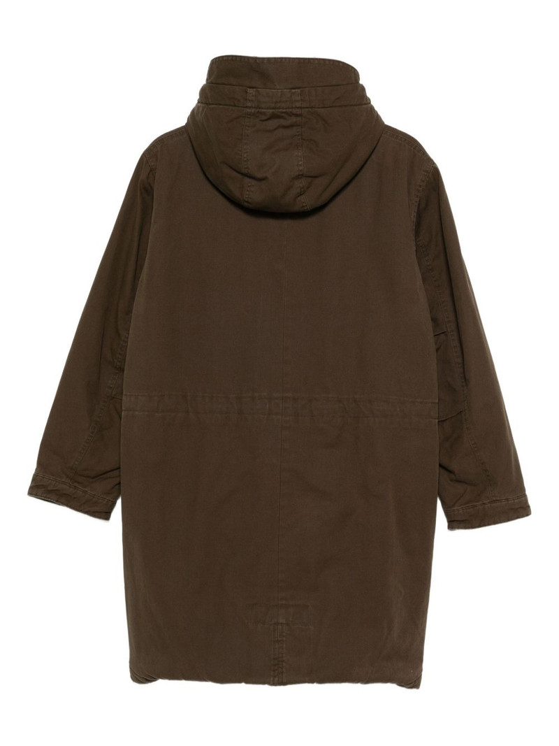 Aspesi hooded parka coat outlook