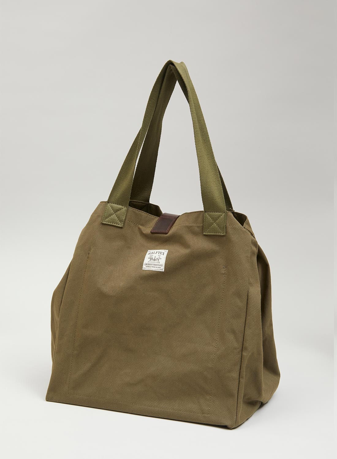 Bucket Bag Halftex Peat Label in Dark Green - 2