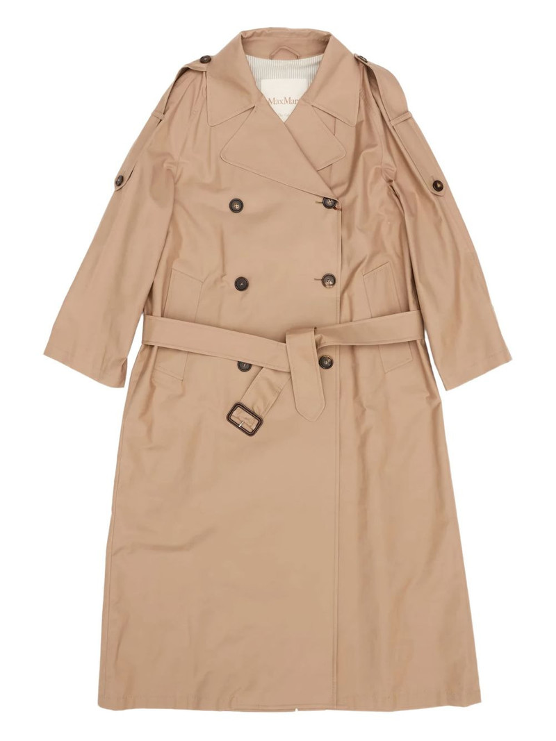 belted buttoned coat 1