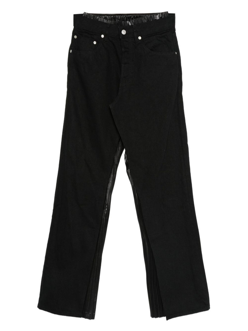pleated panel pants 1