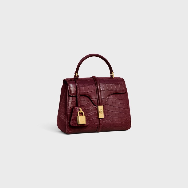 CELINE MINI 16 in porosus crocodile outlook