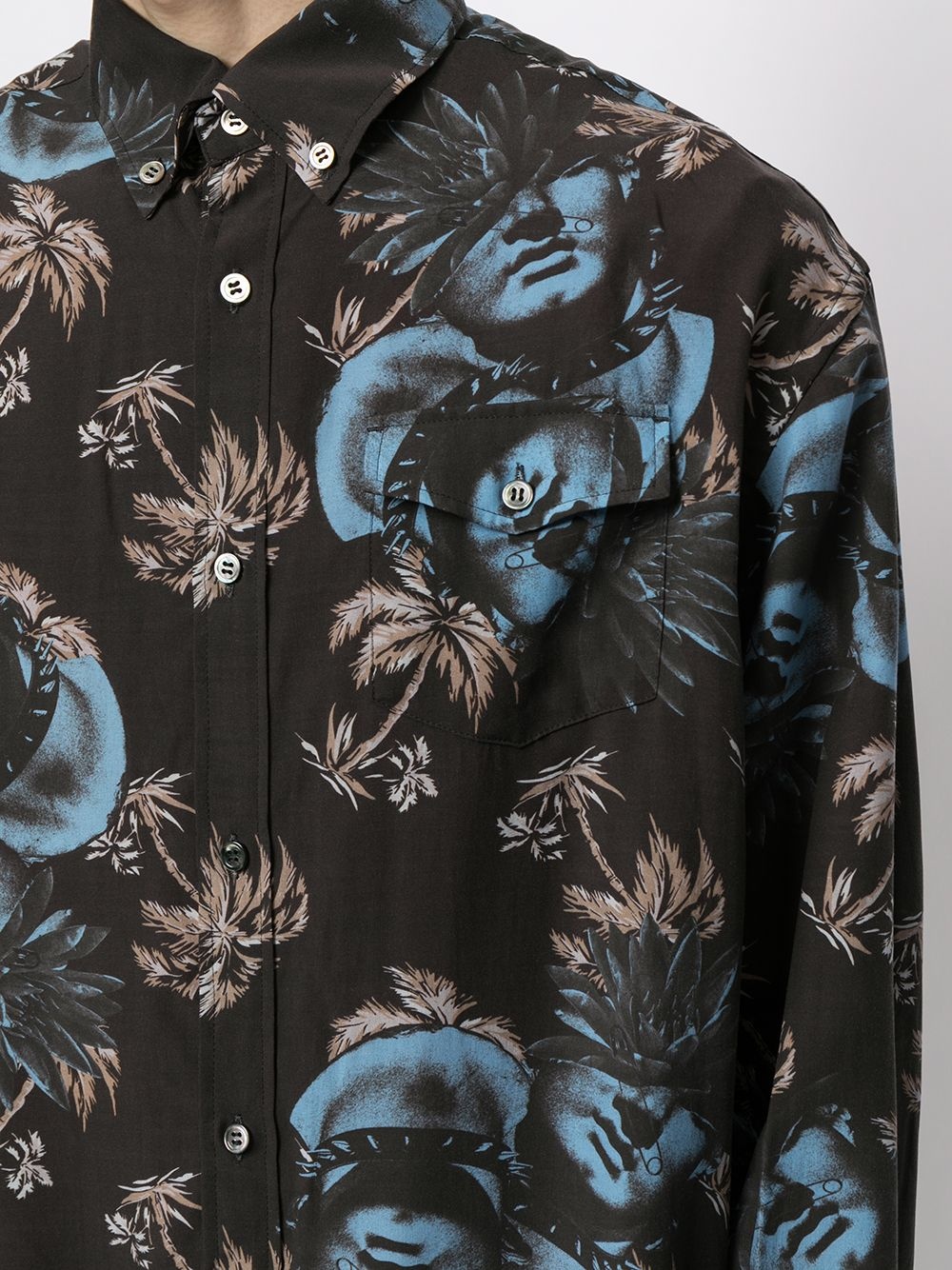 printed long-sleeve shirt - 5