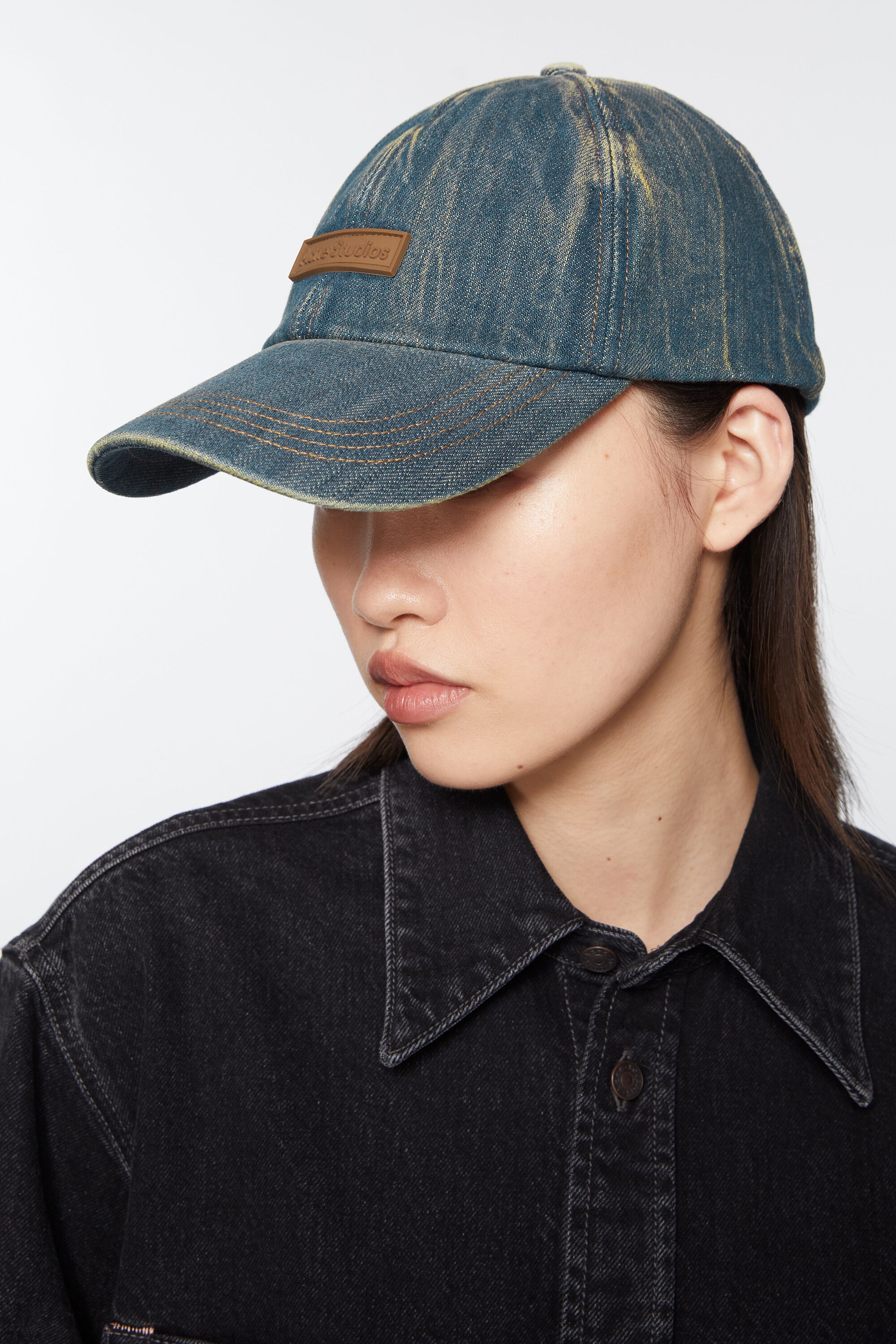 Denim logo cap - Dark Blue - 2