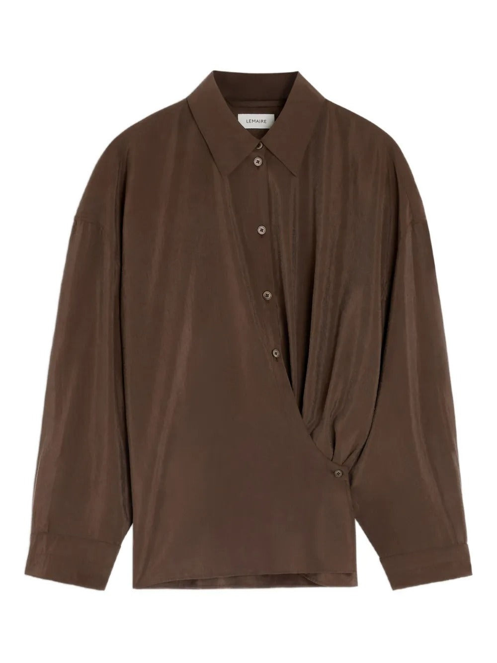 LEMAIRE - Women Straight Collar Twisted Shirt - 5