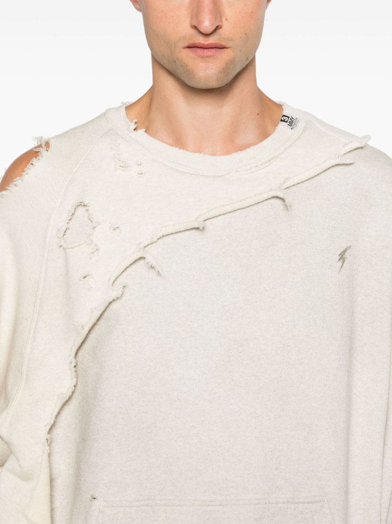 distressed-effect sweatshirt 5