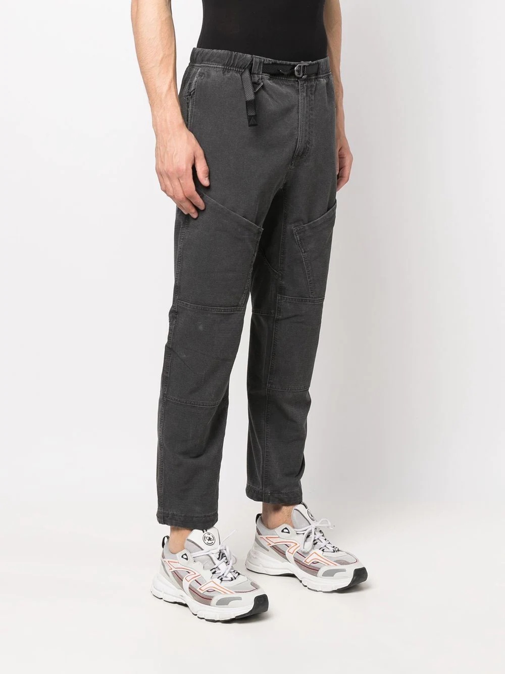 embroidered-logo trousers - 3