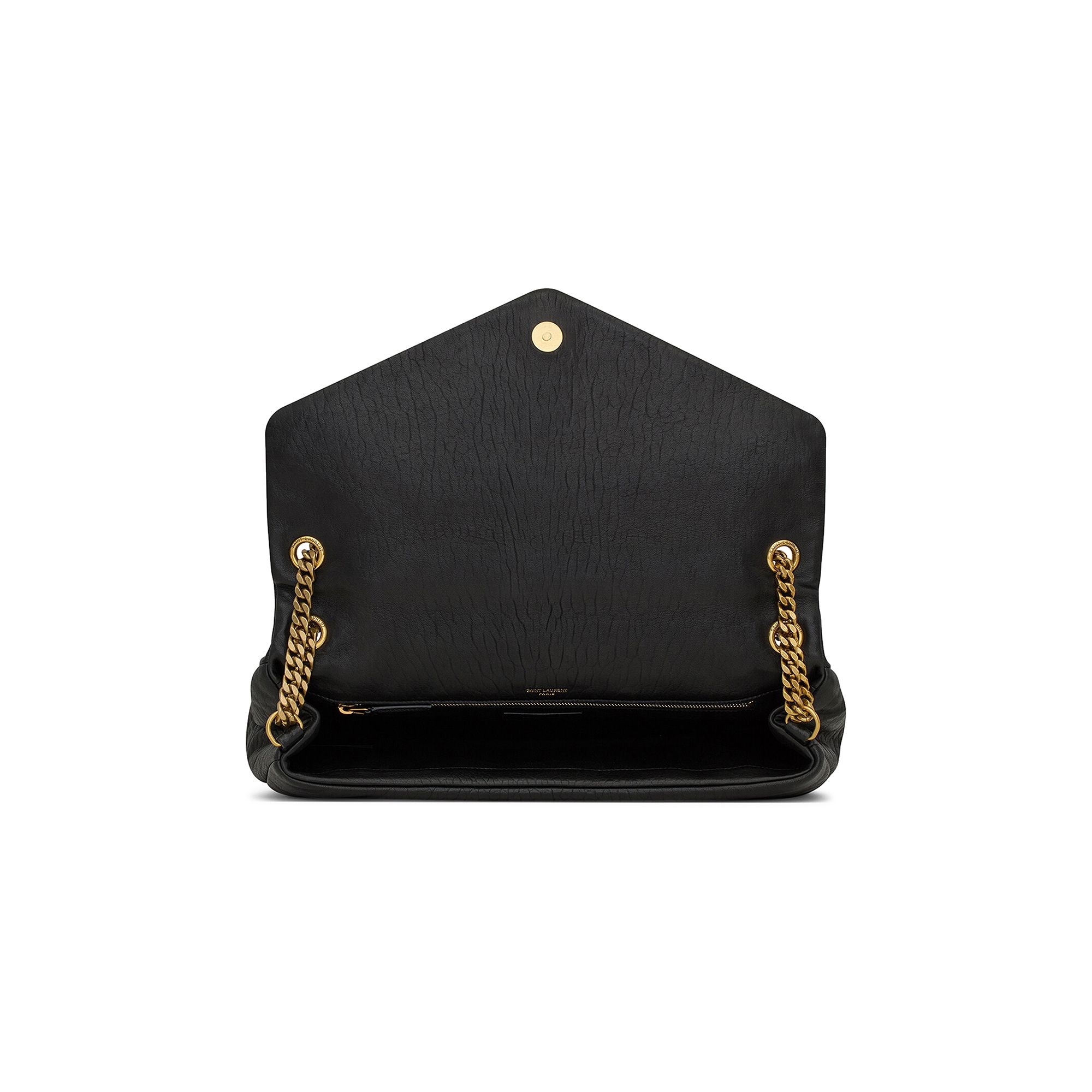 Saint Laurent Large Calypso Chain Bag 'Noir' - 4