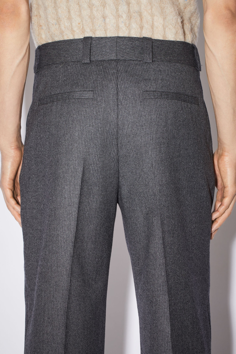 Pinstriped trousers - Grey Melange 6