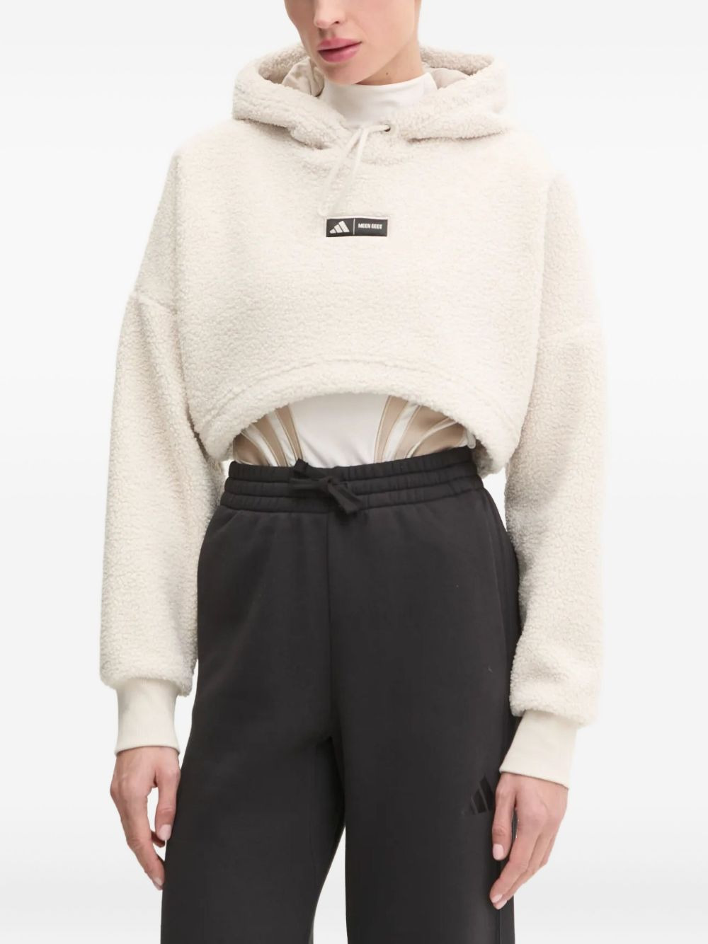 x Moon Boot fleece hoodie - 1