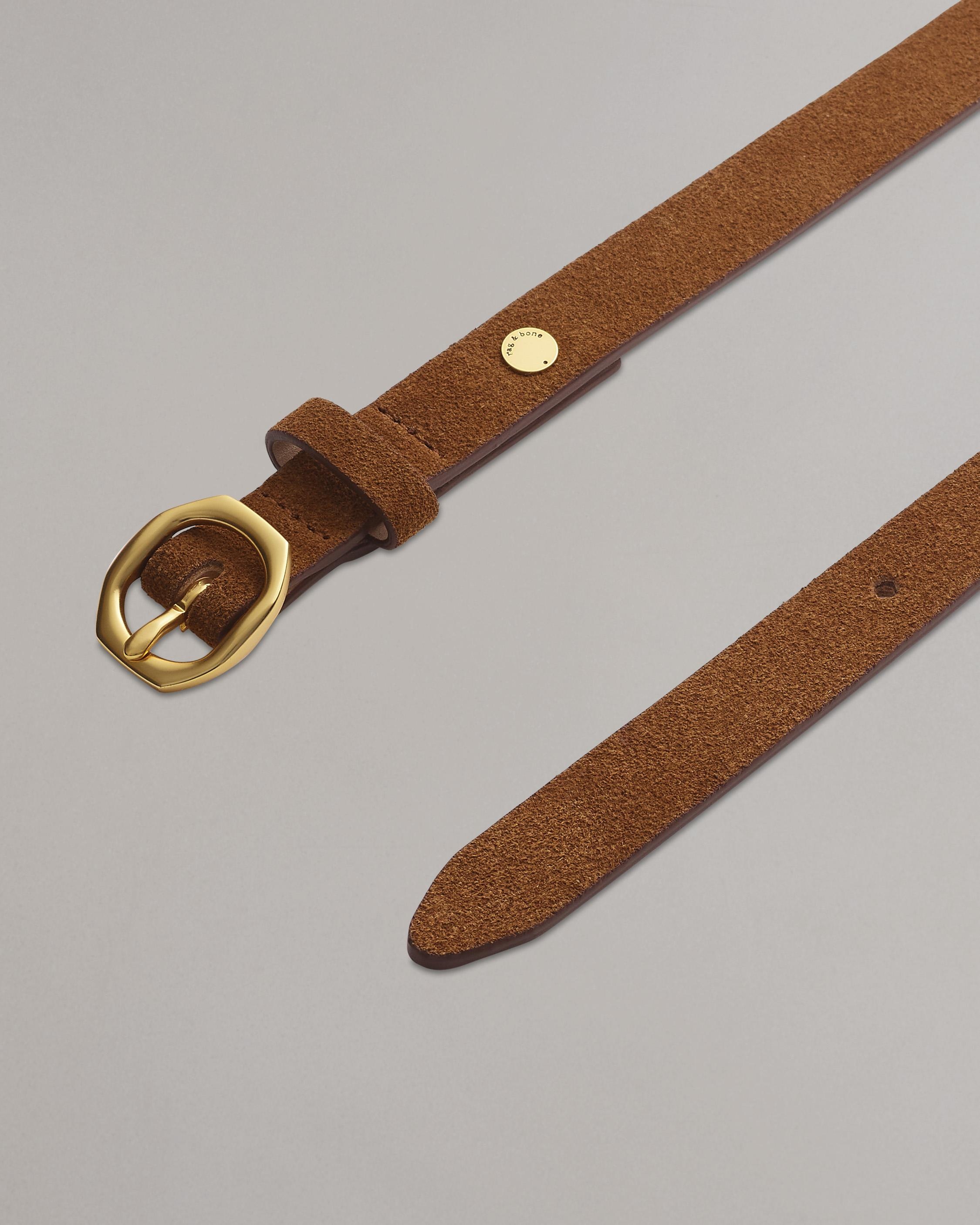 rag & bone Baby Audrey Suede Belt | REVERSIBLE