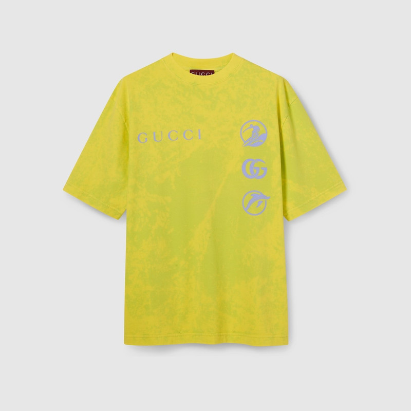 Printed cotton jersey T-shirt 1