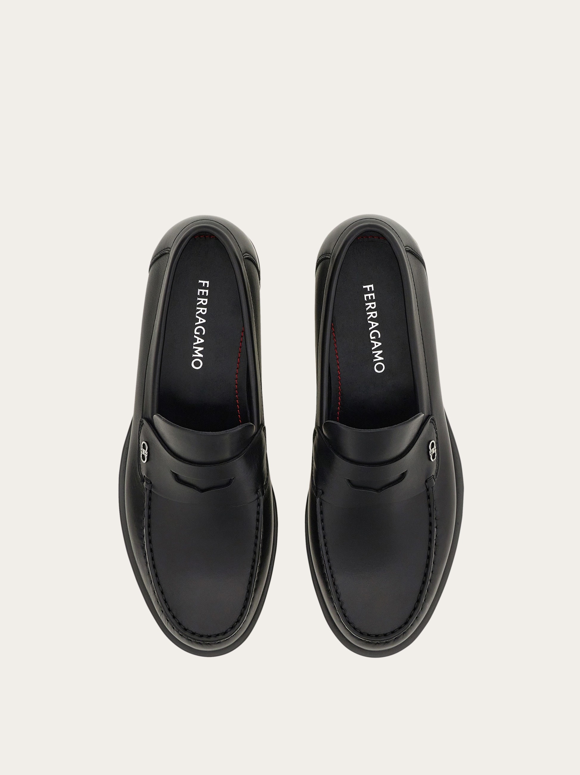 Penny loafer with Gancini ornament - 2