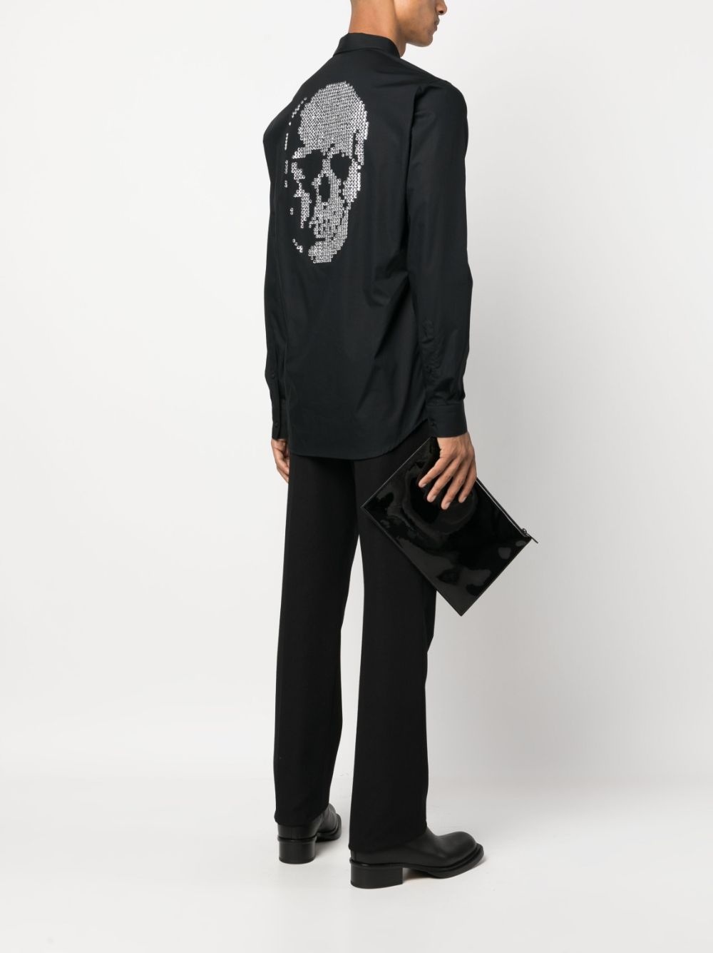 Sugar Daddy embellished-skull shirt - 2