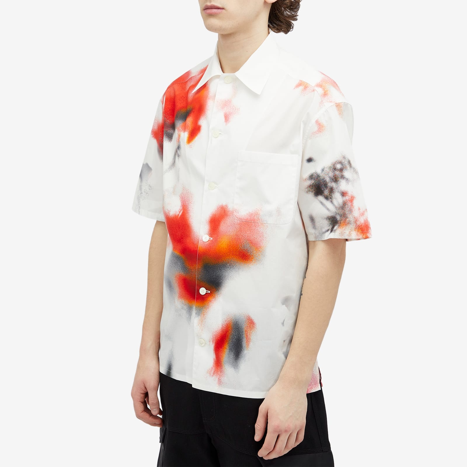 Alexander McQueen Obscured Flower Vacation Shirt - 2