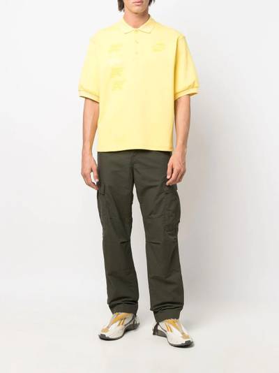 We11done logo-print short-sleeve polo shirt outlook